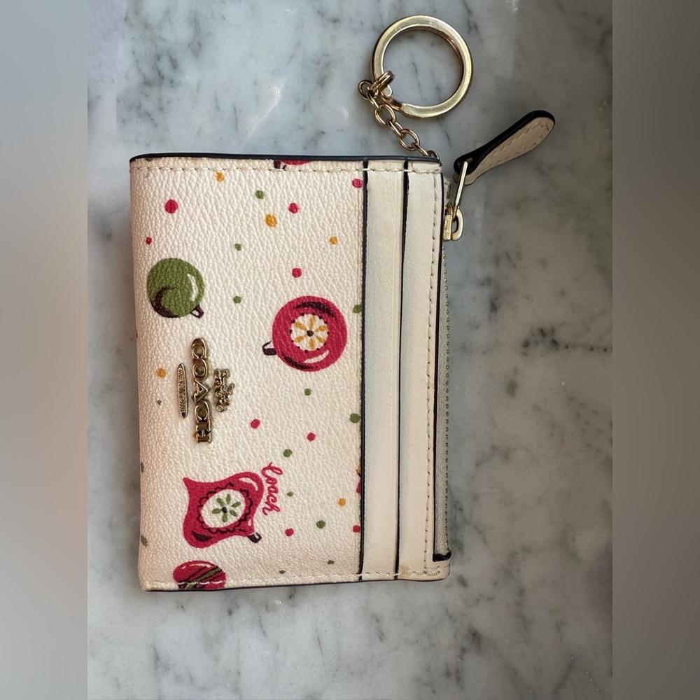 Coach Keychain card holder